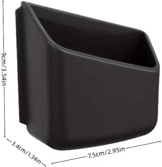Oem Διοργανωτής Αυτοκινήτου Γυαλιά & Κινητό Black
