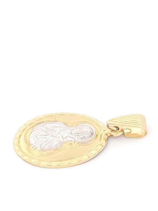Charm Talisman Göttliche Mutter aus 14K Gold