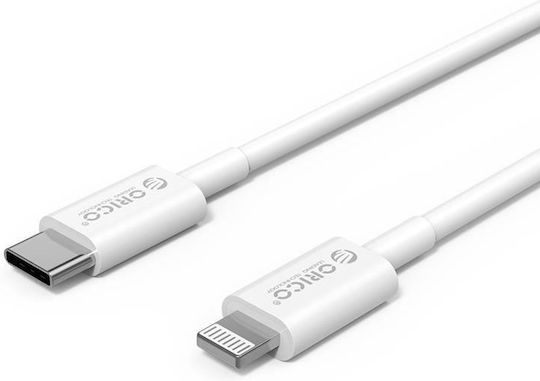 Orico Cl01-10 Usb Cable Type-c To Lightning 1m White