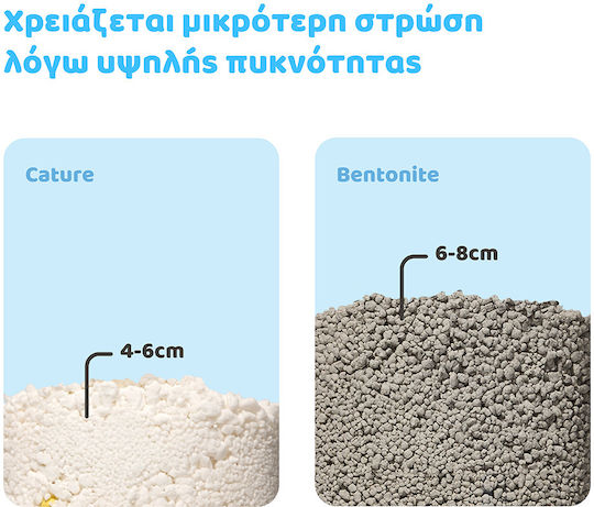 Cature Cassava Clumping Cat Litter Растителен котешки пясък 2.5кг Chamomile
