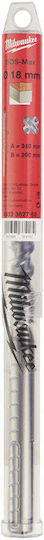 Milwaukee Carbide Drill with SDS Max Drill Top for Masonry 18mm 32x340mm