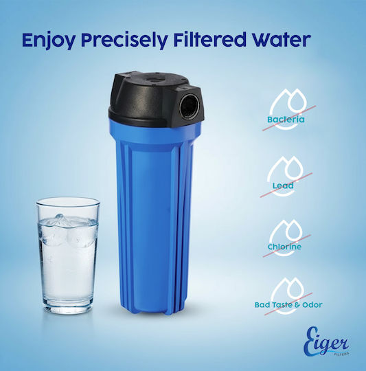 Eiger Water Filtration System Single Under Sink Micron ½" WF-122-10N-L