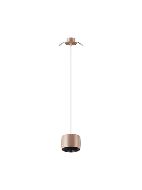VK Lighting Ceiling Pendant Light Rose Gold LED With Warm White Light 10cm