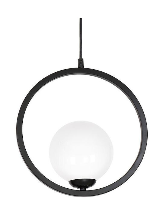 Domoletti Hängelampe Schwarz mit Fassung E14, E.14