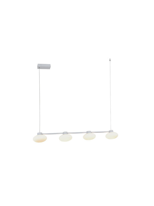 VK Lighting Lumini Suspendate Alb LED Cu Lumină Alb Cald