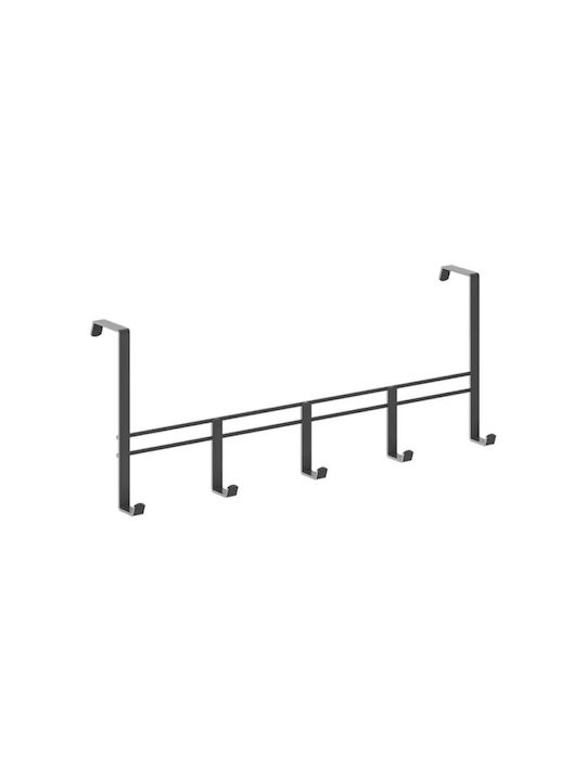 Metaltex Κρεμάστρα Πόρτας Μεταλλική 38x15cm 4τμχ