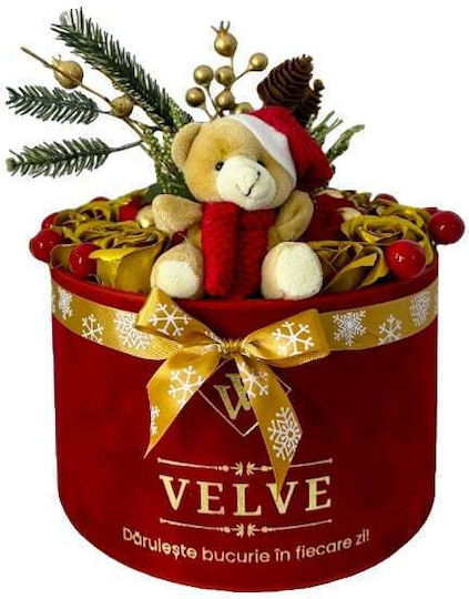 Velve Jucărie de Pluș Ursuleț de Pluș de Crăciun (Diverse Modele) 1 Buc
