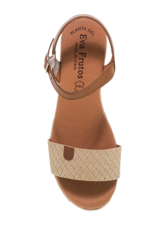 Sommer Damenplattformen Beige