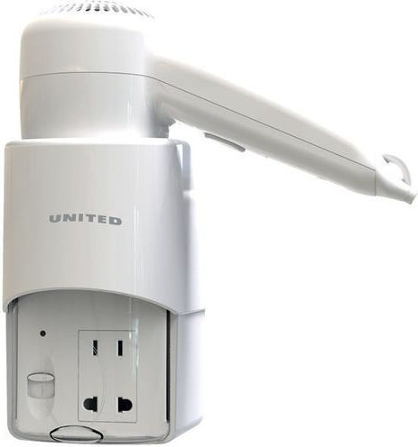 United H40S Σεσουάρ Ξενοδοχείου Λευκό 1.2kW