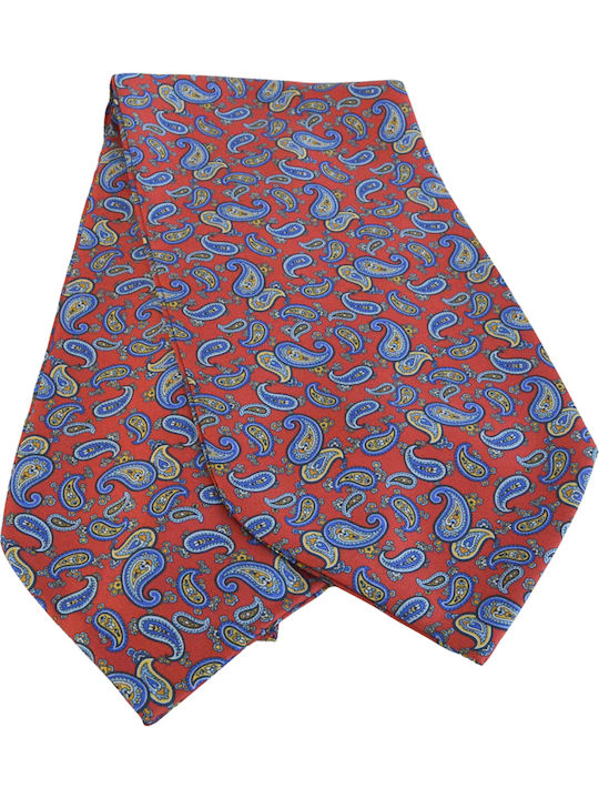 Ascot Ανδρική Γραβάτα Μεταξωτή σε Κόκκινο Χρώμα Ascot Ανδρική Γραβάτα Μεταξωτή σε Κόκκινο Χρώμα