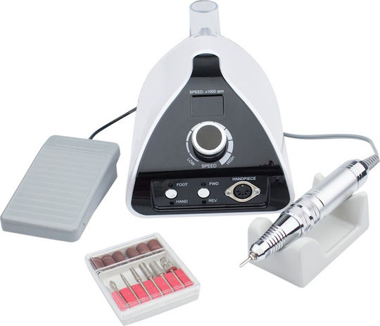 Nail Drill Electric 65W Pink 35000 Rpm with Pedal