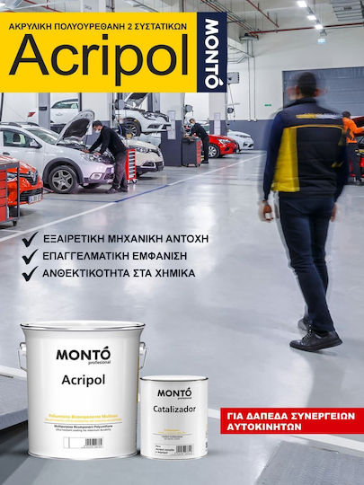 Monto Polyurethan-Farbe Acryl Weiß 750ml