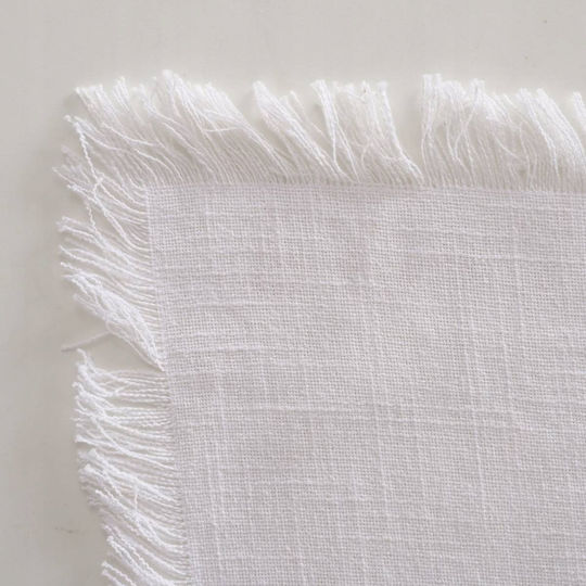 Boltze Cotton White Tablecloth 185x145cm