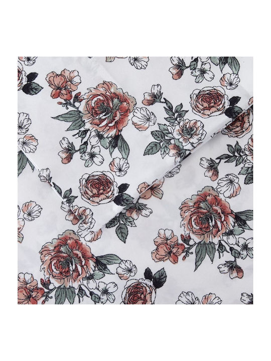 Floral Σεντόνι Μονό 170x260εκ. Floral 050