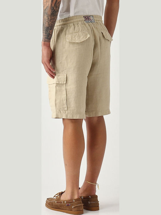 MC2 Men's Cargo Beige Shorts