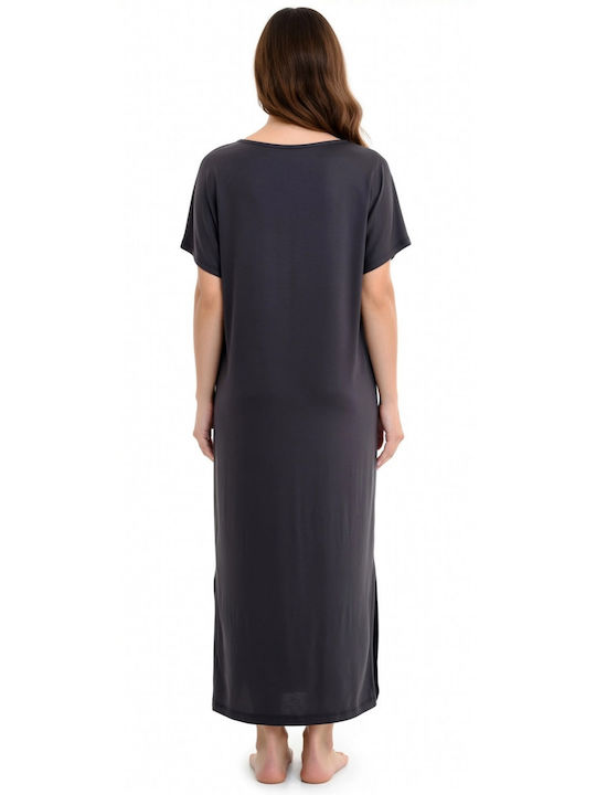 Zen by Daisy Women's Maxi Beach Dress Dark Gray