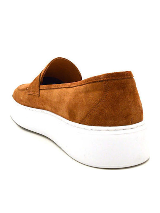 Suede Ανδρικά Loafers σε Ταμπά Χρώμα