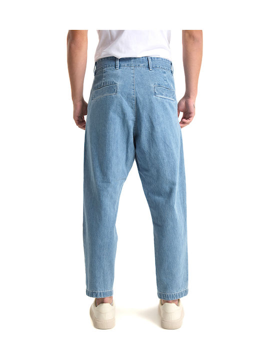 Royal Denim Men's Jeans Pants with Relaxed Fit Blue Denim