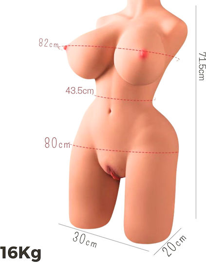 Realskin Dolls Elite Premium Life-like Love Doll Masturbator 3d Textured Vagina Ass & Tits