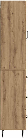 Dulap De Depozitare Din Lemn Cu 2 Sertare M33xL34.5xÎ90cm