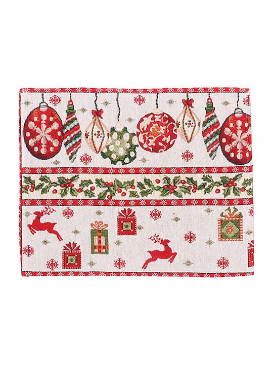 Alista Home Servet Individual Roșu De Crăciun 43x34cm