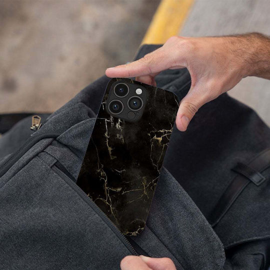 Husă Sonique Marble Series Motorola Edge 60 Neo 5G Neagră 01
