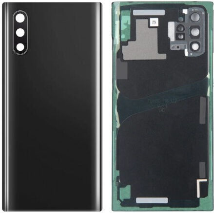 Samsung Galaxy Note 10 Plus Batterycover+camera Lens Black Grade A