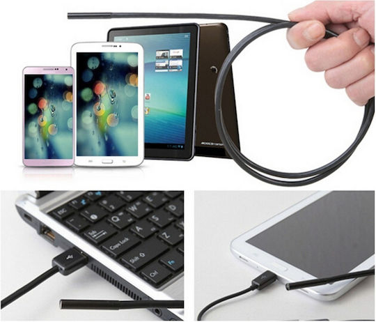 Usb Αδιάβροχη Κάμερα Ενδοσκοπικό Led Κινητά Τηλέφωνα Android 1,65m Αν97