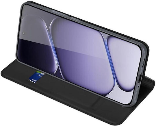 Dux Ducis Skin Book Synthetic Leather / Silicone Black (OnePlus Nord)