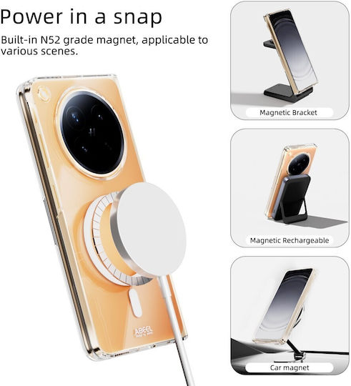 Abeel Plastic Transparent Back Cover Oppo Find N6 5g