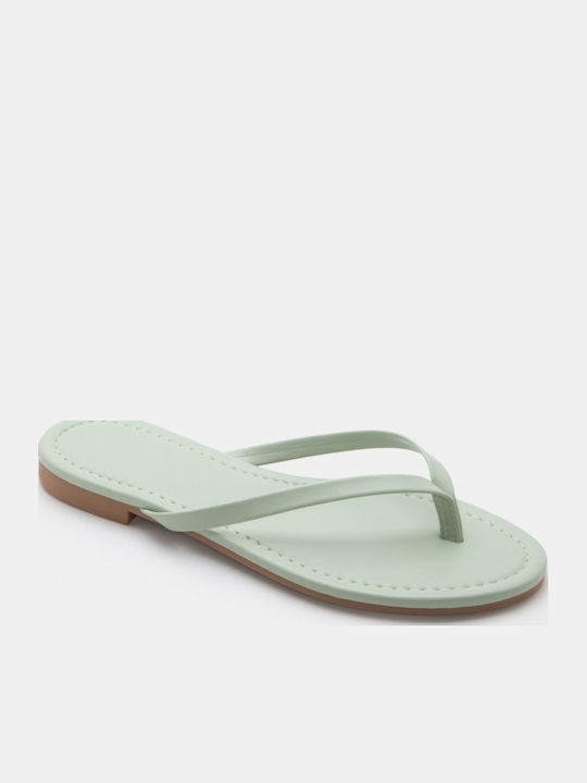 Damen Flache Sandalen Türkis