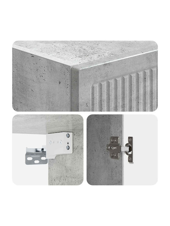 Grau 33x34.5x90cm Küchenschränke