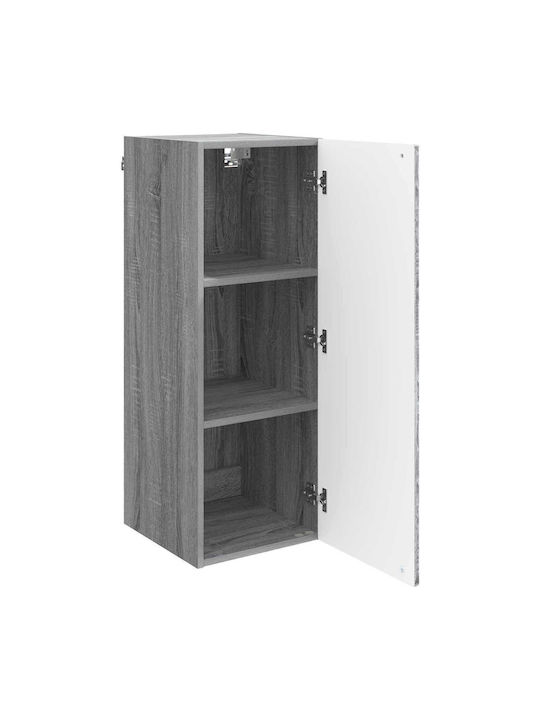 Кухненски Гарнитур Окачен Сив 33x34.5x90см