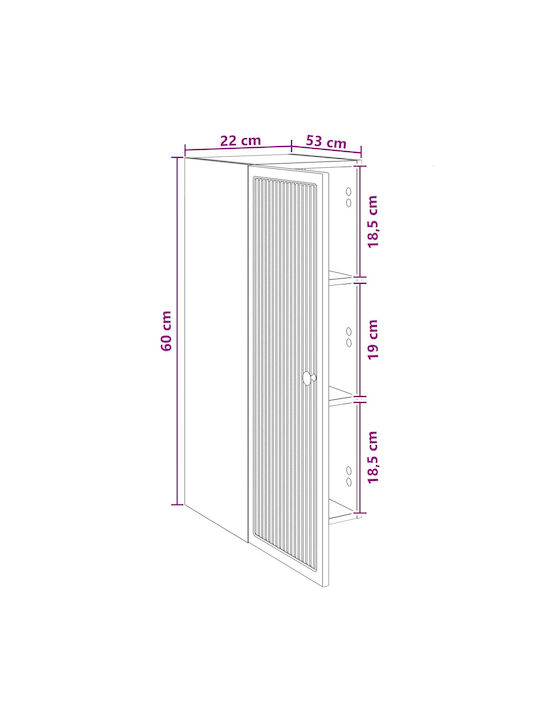 Μαύρο 33x34.5x90εκ.