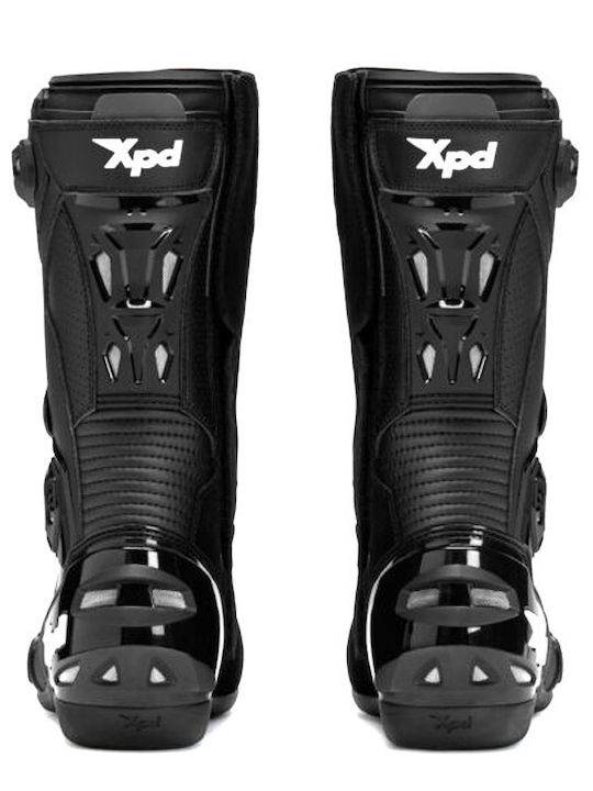 Spidi Xp6-s Ανδρικές Μπότες Μηχανής Δερμάτινες Μαύρες
