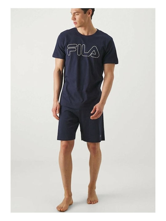 FILA Robe De Vară Pentru Bărbați Albastră