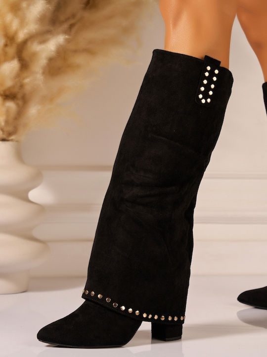 Suede Women's Boots Black