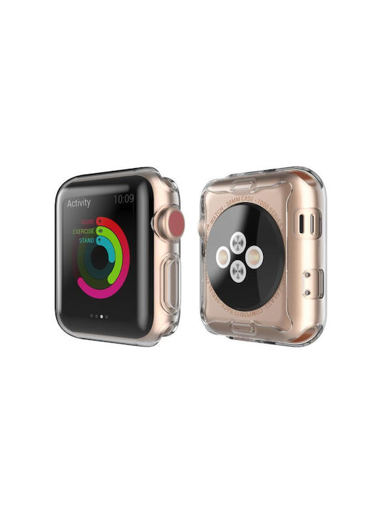 AHAstyle Wa05 Premium Silicone Case in Transparent Colour for Apple Watch 1/2/3 38mm