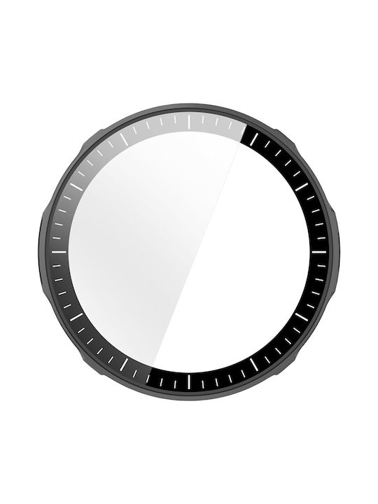 Techsuit Defense360 Pro Πλαστική Θήκη με Τζαμάκι σε Μαύρο χρώμα για Amazfit Active 3 Premium