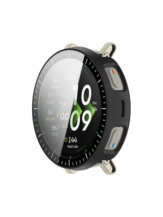Techsuit Defense360 Pro Πλαστική Θήκη με Τζαμάκι σε Μαύρο χρώμα για Amazfit Active 3 Premium