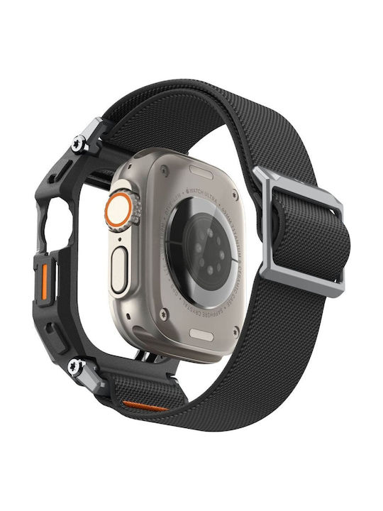 Spigen Spigen Lite Fit Pro & Tempered Glass Apple Watch Ultra 1 2 3 49 Mm Matte Black
