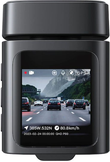 Baseus Primetrip VD1 Pro Κάμερα DVR Αυτοκινήτου 4K Bluetooth, Wi-Fi, GPS