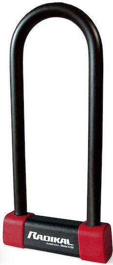 Radikal RK250R U-Lock Motorcycle Shackle Lock in Red