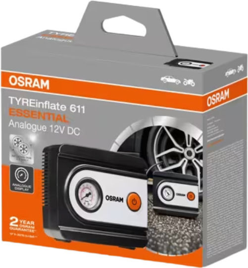 Osram Τρόμπα Αυτοκινήτου Tyreinflate με Καλώδιο Αναπτήρα 12V