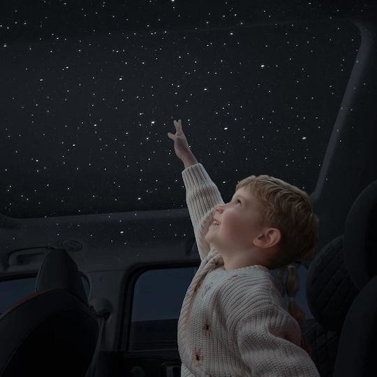 Decorative Projector Night Car Light Black Galaxy