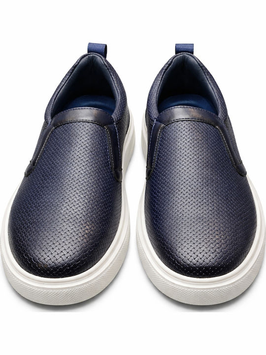 Kunstleder Herren Slip-Ons Schwarze