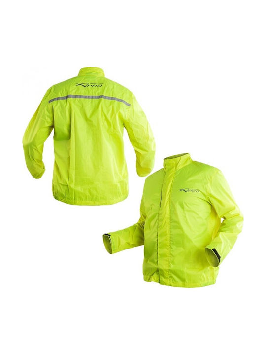 A-Pro Immersion Männlich Motorrad-Regenanzug Jacke Fluo Gelb