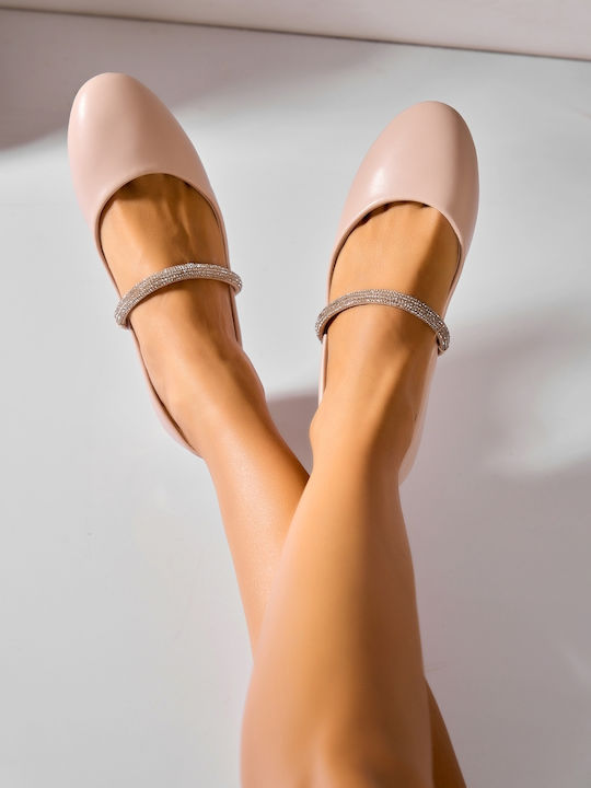 Damen Ballerinas in Rosa Farbe