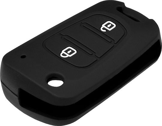 Techsuit Techsuit Car Key Case 2003.04 Hyundai Elantra Kia Picanto Black 5949419032149
