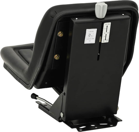 Scaun Tractor Cu Suspensie Negru 39,5 X 52 X 43 Cm 42008360 Negru